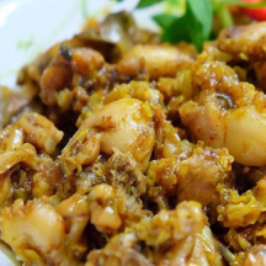 Ếch xào sả ớt