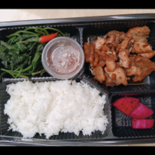 Thịt chiên sa tế