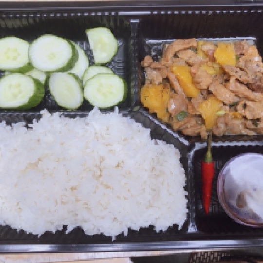 Tôm rim thơm(dứa)